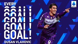 All of Dusan Vlahovic’s goals in the first half of the season  Every Goal  Serie A 202122 [upl. by Edith]