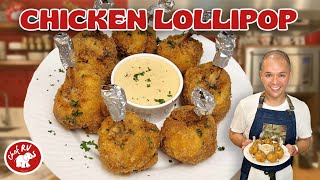 CHICKEN LOLLIPOP WITH CREAMY TARTARE SAUCE [upl. by Ahsyas]