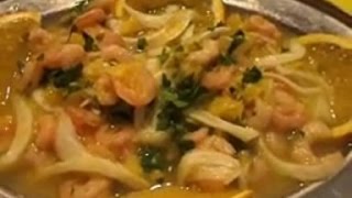 Video Ricetta Insalata di Gamberi con Arancia e Finocchio  Cucinando per Caso e per [upl. by Rusel]