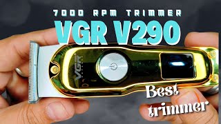 7000 rpm trimmer  vgr v228 trimmer ke jaisa performance  vgr v290 trimmer unboxing and review [upl. by Bail]