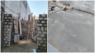 PROJECT 3 UPDATE  WATER TANK ROOF POURING  BRICKS WALL COMPLETE  WATER TANK ROOF POURING WORK [upl. by Otilegna]