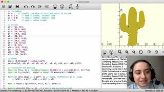 Bézier curve tutorial for OpenSCAD Part 2  Live coding [upl. by Claudius87]