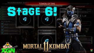 Mortal Kombat 11 SubZero Tower Stage 6 Rewards Jinsei augments [upl. by Sone]