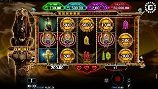 Ammit by Wishbone Games Slot Features  GamblerID [upl. by Shifra]