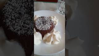 Delizia di cioccolato 🍫 con panna chocolate dessert asmr chocolate winter [upl. by Yrelav]