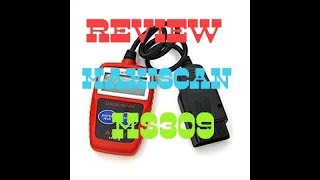 ReviewMaxiScan MS309 CAN OBDII Diagnostic Code Scanner [upl. by Aja]