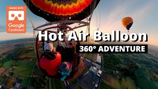 Hot Air Balloon Ride in 360 [upl. by Birmingham]