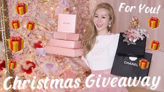 HUGE CHRISTMAS GIVEAWAY ❤️🎄 CHANEL 22C UNICORNS  MY NEW BAG CHARMS ✨💖🦄✨ 8 LUCKY WINNERS 🎁 LINDIESS [upl. by Allys]