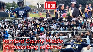 Hertford County Middle School Put On A BeltWhooping Performance At Their Homecoming vs Bertie 😮‍💨 [upl. by Shwalb]