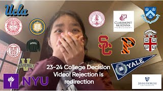 2324 College Decision Reaction I applied to 20 colleges here are my results [upl. by Al]