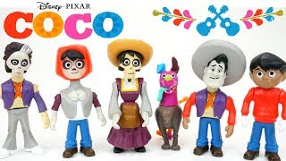 Disney Pixar COCO Skullectables movie toys wrong heads on bodies mini figures Miguel Ernesto Hector [upl. by Caspar612]