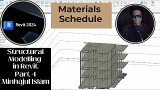 Master Revit Structural Modeling Materials Schedule  Ultimate BIM Tutorial  Part4 [upl. by Audre429]