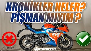 CF MOTO 250 SR 2024 HALA KRONİK SORUNLARI VAR MI ÇİNLİ ALMAYIN DİYENLER HAKLI MI  🤷🏻‍♂️🤔 [upl. by Stichter]