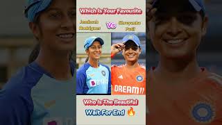 🥰Jemimah Rodrigues And Shreyanka Patil🫡💫wpl2024 shreyankapatil beautifulgirl indian team 🌺 [upl. by Aeikan]