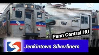 SEPTA Action  JenkintownWyncote Heritage unit 401 72024 [upl. by Alasteir99]