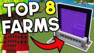 Best Minecraft Farms of 2024 Minecraft Bedrock 121 [upl. by Adnomar592]