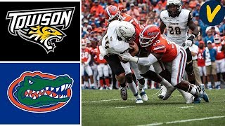 Towson vs 9 Florida  Week 5  College Football Highlights  2019 [upl. by Moriyama]