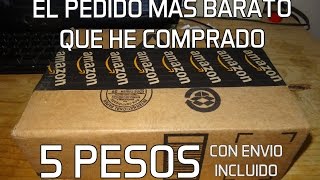 El pedido más BARATO que he comprado  Amazon Prime [upl. by Hgielrebma250]