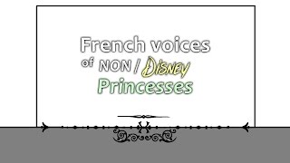 Meet the French voices of NonDisney Heroines [upl. by Ahsikyt]