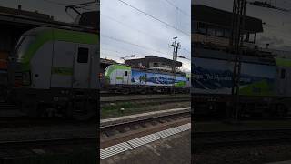 SIEMENS VECTRON der BLS CARGO am rangiern in Basel Bad Bf trainspotting shorts yt [upl. by Drarreg]