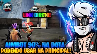 NOVO AIMBOT 90 HS  HOLOGRAMA SAFE🔱 FF DA PLAY STORE✅ LINK DIRETO [upl. by Sapers]