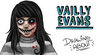 VAILLY EVANS  TE VEO  Draw My Life creepypasta [upl. by Weingarten90]