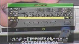 AvTech 4CH H264 DVR Tutorial  BACKUP [upl. by Gillie977]