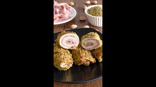 INVOLTINI DI POLLO con pistacchi e mortadella BUONISSIMI Shorts [upl. by Eilyah]