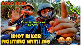 Angry Bikers Fighting 🤬 Road Rage [upl. by Eadrahs641]