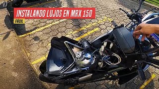 Instalando Lujos a la MRX 150  MotoVlog [upl. by Gellman263]