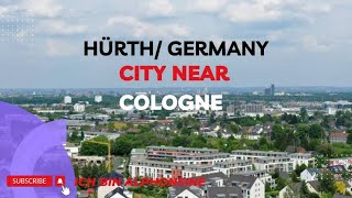 Hürth City Near cologne Köln 🇩🇪 Germany vibrant city walking tour [upl. by Aerahs]