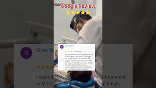 ⭐⭐⭐⭐⭐ GOOGLE REVIEW FROM OUR IMPLANT PATIENT shorts patientreview dentist happysmile [upl. by Yenaffit]