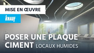 Poser une plaque de ciment pour locaux humides ► Knauf Aquapanel® Indoor [upl. by Pillsbury]