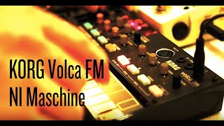 Korg Volca FM  NI Maschine [upl. by Notyarb]