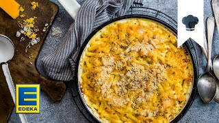 Mac amp Cheese selber machen  Maccaroni mit cremiger Käsesoße und Blumenkohl I EDEKA [upl. by Alyakcim]