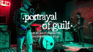 Portrayal of Guilt Full Set Live at Raccoon Motel Davenport 102723  Death in the Midwest [upl. by Ellswerth276]