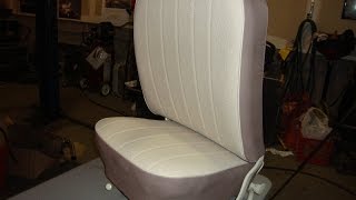 Classic VW BuGs How to Restore and Reupholster Beetle Type 1 Front Seats to 1964 [upl. by Kennith70]