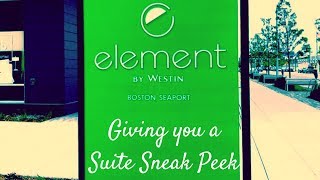 Element Seaport Boston Hotel Suite [upl. by Cychosz353]