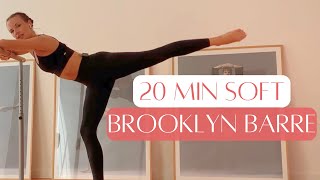 20 min soft barre workout  BROOKLYN BARRE® by Julie Granger [upl. by Thorma]