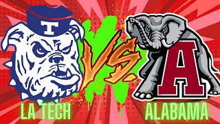 EA College football 25  LA Tech vs Alabama  DJVTV [upl. by Nylesoy252]