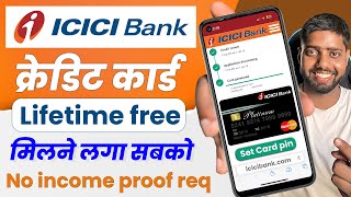 icici credit card apply  Lifetime free icici credit card  icici platinum credit card [upl. by Tidwell]