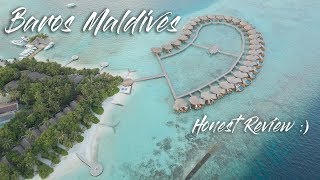 Baros MALDIVES  Honest Review [upl. by Neeloj925]