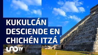 Kukulcán desciende en Chichén Itzá y marca el inicio de la Primavera [upl. by Luce]