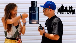 Dior Sauvage Eau De Parfum STREET SCENTS Fragrance Reaction [upl. by Hidie]