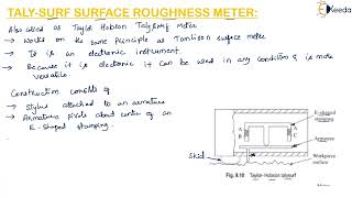 Taly Surf Surface Roughness Meter  Design of Gauge  Metrology and Quality Engineering [upl. by Iramohs287]