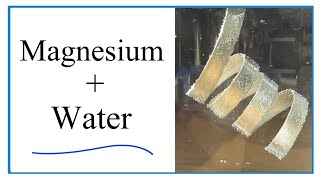 Reaction of Magnesium and Water Mg  H2O [upl. by Portugal]