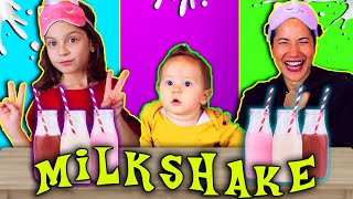 Twin Telepathy MILKSHAKE Challenge с ИДА [upl. by Lorne658]