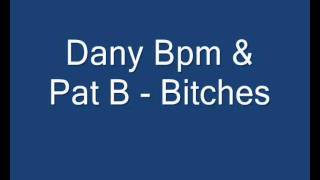 Dany Bpm amp Pat B  Bitches [upl. by Dnomsed]