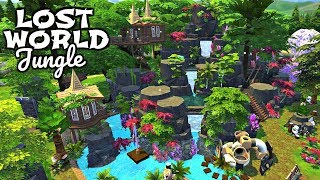 The Sims 4  LOST WORLD JUNGLE w Simarchy  Speed Build [upl. by Haskell67]