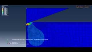 S12 shear stress  Indentation of brittle coating using abaqus [upl. by Gnik935]